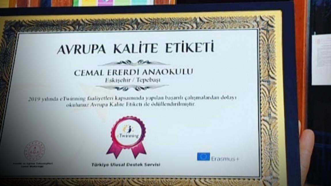 Avrupa ve Ulusal Kalite Etiketi Okulumuzda 'eTwinning School' 